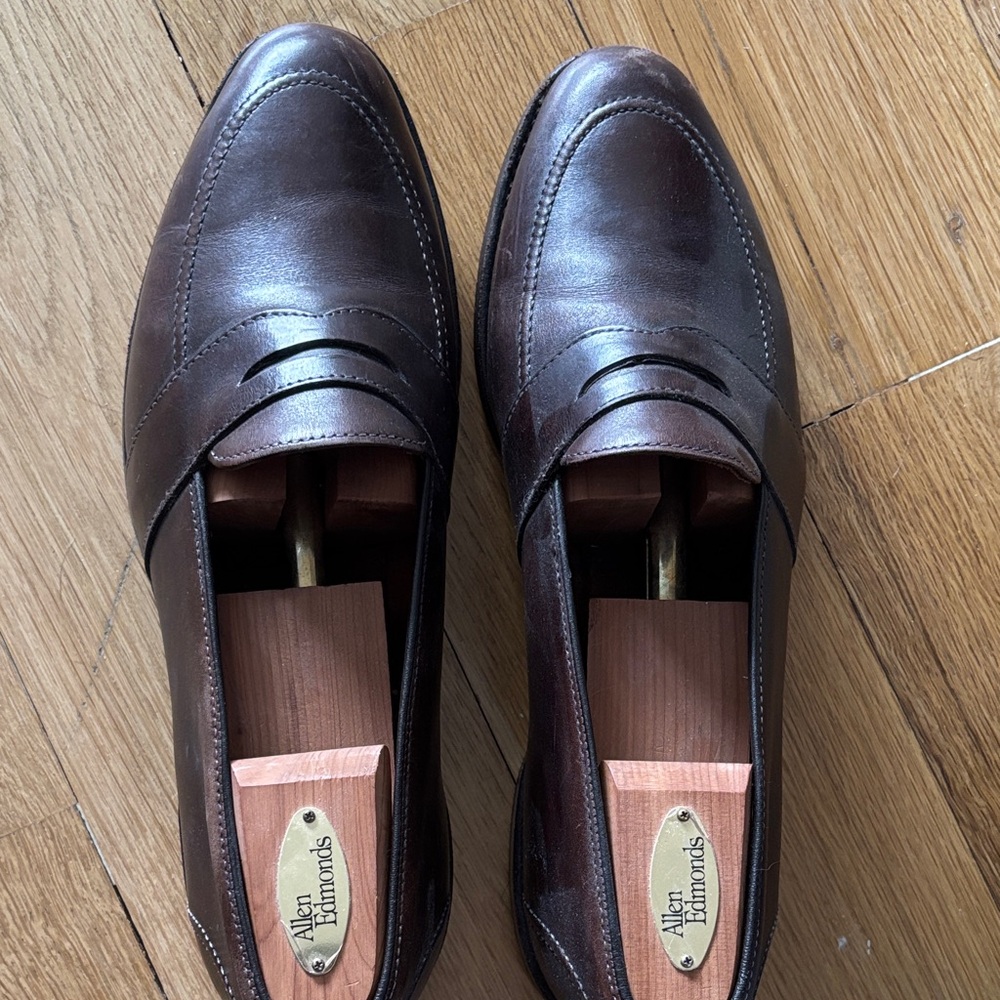 Allen Edmonds Dark Brown Leather Loafers